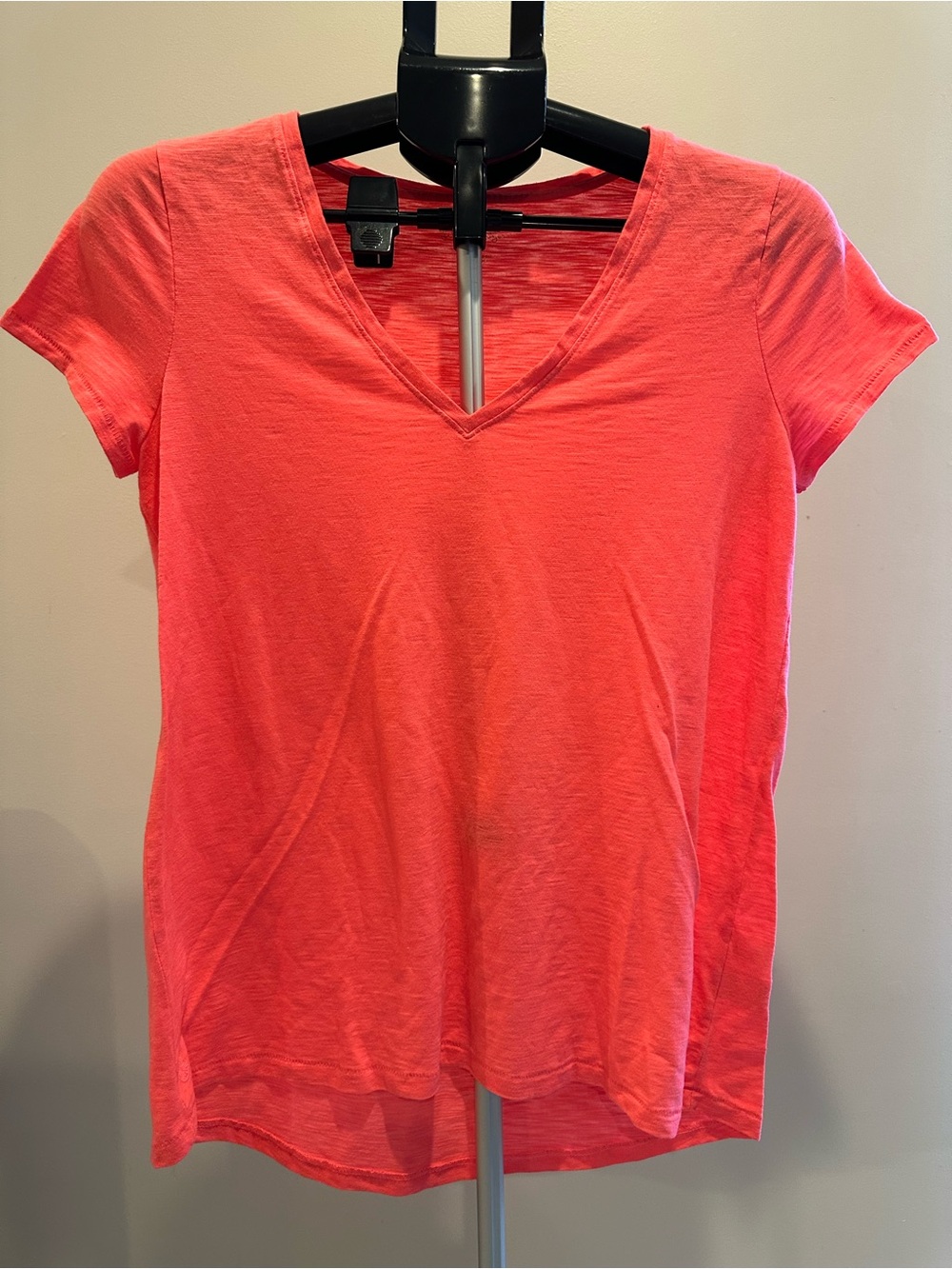 Lilly Pulitzer Bright Coral V-Neck Short Sleeve Tee